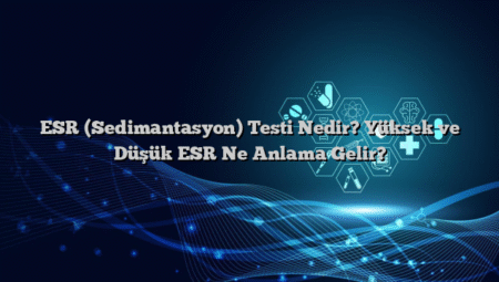 ESR (Sedimantasyon) Testi Nedir? Yüksek ve Düşük ESR Ne Anlama Gelir?